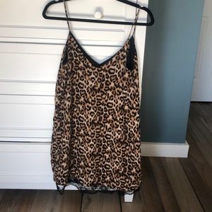 Leopard mini dress